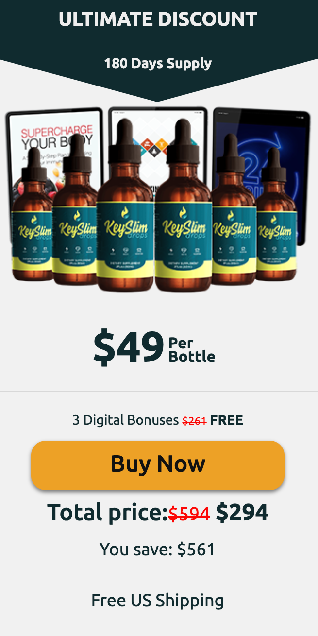 KeySlim Drops - 6 Bottles